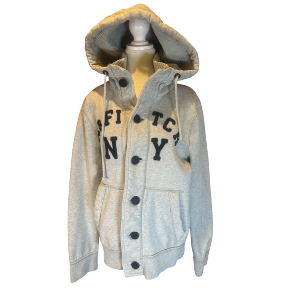 Abercrombie & Fitch Tops - Abercrombie & Fitch Vintage Unisex Gray Jacket
